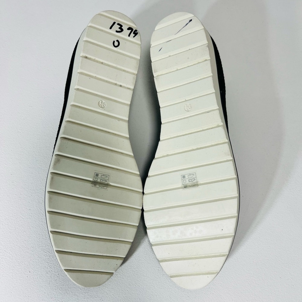 Eileen Fisher The Heaven Stretch Wedge Slip-On Shoes Flats Graphite Weaved 9.5 - Picture 13 of 13